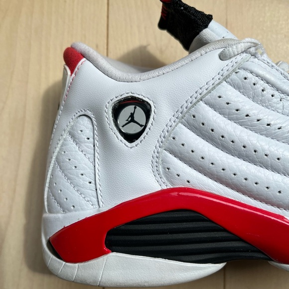Jordan 14 Red and White - Picture 5 of 8